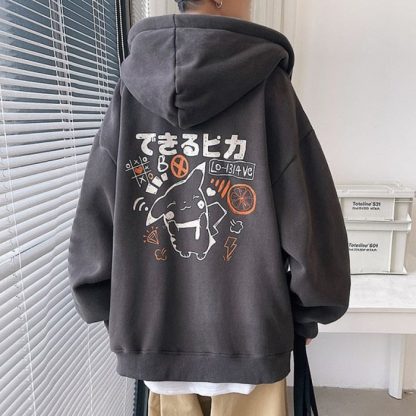 Unisex Oversize Hoodie mit Pokémon Backprint – Bild 9