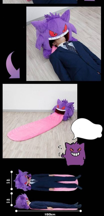 XXL Plüschfigur Pokémon Gengar mit ausrollbarer Zunge (ca. 45cm) – Bild 9