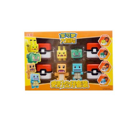 Pokemon Spielzeug Figuren und Bälle im Pixel Look – Bild 9