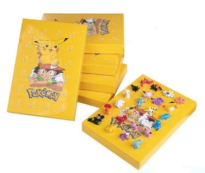 24 verschiedene Pokemon Figuren in Box Advents Kalender
