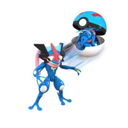 Quajutsu Greninja Spielzeug Figur mit Pokeball