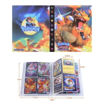 Pokemon Glurak Charizard u. a. Sammel Karten Album für 240 Karten – Bild 11