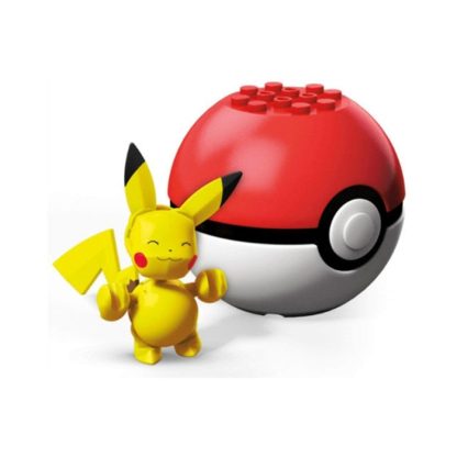Pokeball Baustein mit Pokemon Figur - verschiedene Motive – Bild 3