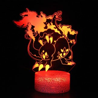 Dynamax Glurak Charizard 3D Lampe Nachtlicht