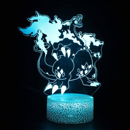 Dynamax Glurak Charizard 3D Lampe Nachtlicht – Bild 2