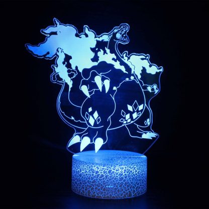 Dynamax Glurak Charizard 3D Lampe Nachtlicht – Bild 3