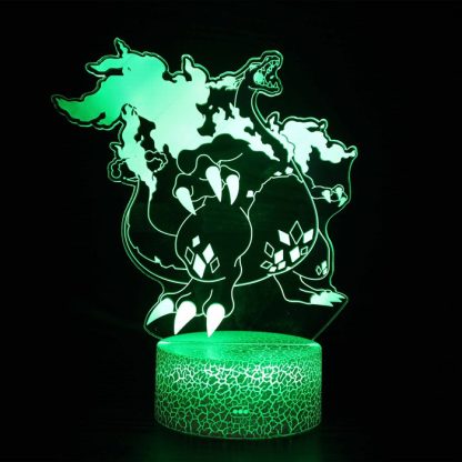 Dynamax Glurak Charizard 3D Lampe Nachtlicht – Bild 6