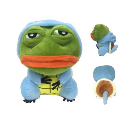 Pikachu, Glumanda, Bisasam u. a. als Sad Frog Meme Cosplay Plüsch Pokemon (ca. 25cm) – Bild 2