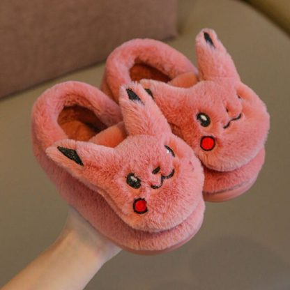 Pokemon Pikachu Plüschige Kinder Hausschuhe – Bild 13