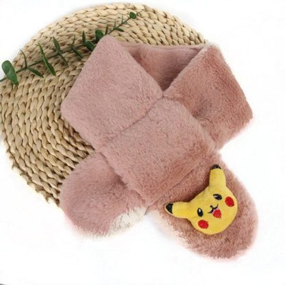 Pokemon Pikachu Flauschiger Winterschal für Kinder – Bild 5