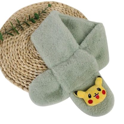 Pokemon Pikachu Flauschiger Winterschal für Kinder – Bild 7
