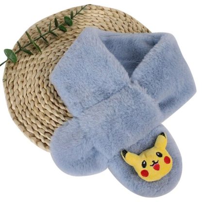Pokemon Pikachu Flauschiger Winterschal für Kinder – Bild 8