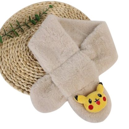 Pokemon Pikachu Flauschiger Winterschal für Kinder – Bild 10