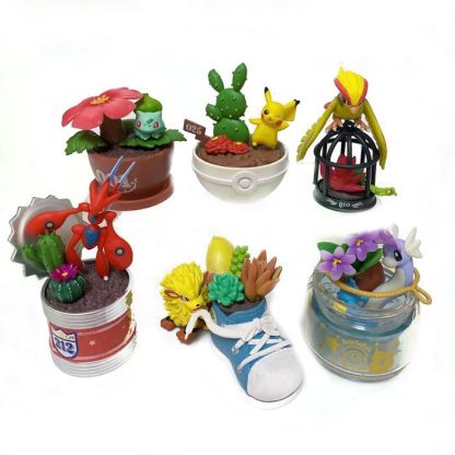 6er Set Botanische Pokemon Figuren – Bild 2