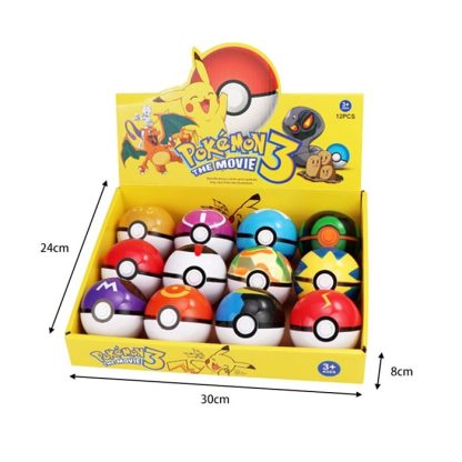 Pokemon Bälle mit Figuren - verschiedene Boxen – Bild 3