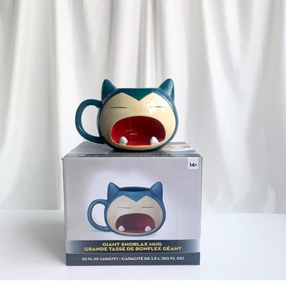 3D Relaxo Snorlax XL Kaffeetasse – Bild 6
