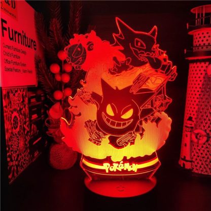 Pokemon Gengar Nacht Lampe Licht mit Farbwechsel – Bild 8
