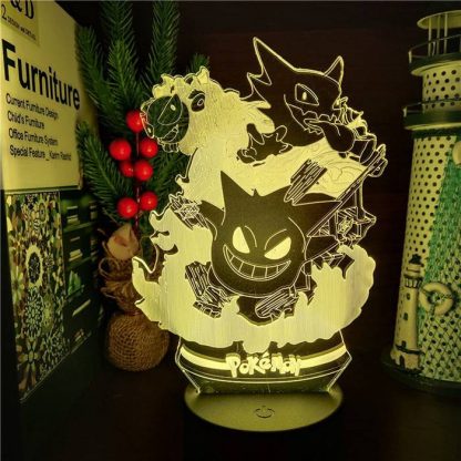 Pokemon Gengar Nacht Lampe Licht mit Farbwechsel – Bild 12