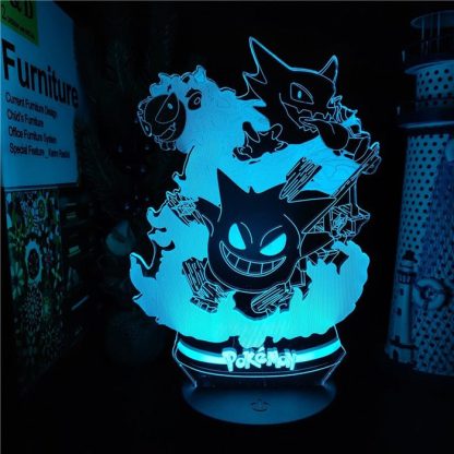 Pokemon Gengar Nacht Lampe Licht mit Farbwechsel – Bild 13