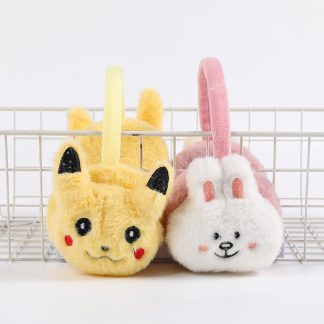 Pokemon Pikachu Flauschige Ohrenwärmer für kalte Tage