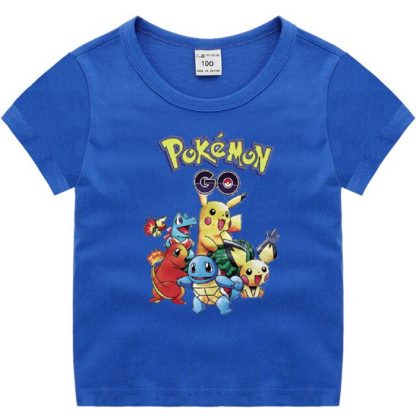 Pokemon Baumwolle T-Shirt für Kinder - viele Motive und Farben – Bild 3