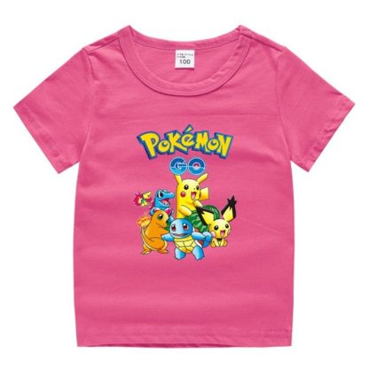 Pokemon Baumwolle T-Shirt für Kinder - viele Motive und Farben – Bild 7