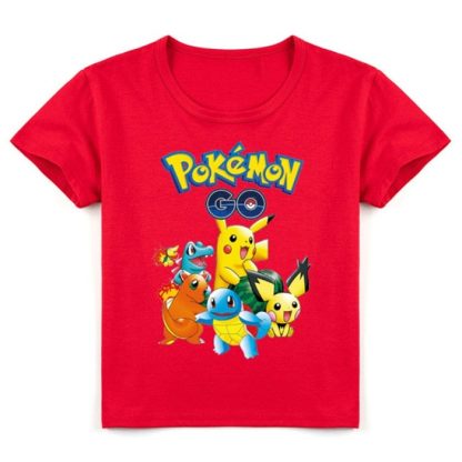 Pokemon Baumwolle T-Shirt für Kinder - viele Motive und Farben – Bild 9
