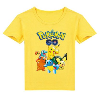 Pokemon Baumwolle T-Shirt für Kinder - viele Motive und Farben – Bild 10