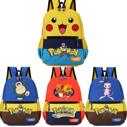 Pokemon Kinder Rucksäcke mit Relaxo, Glruak, Mewtwo oder Pikachu Motiv