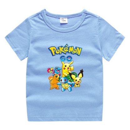 Pokemon Baumwolle T-Shirt für Kinder - viele Motive und Farben – Bild 14