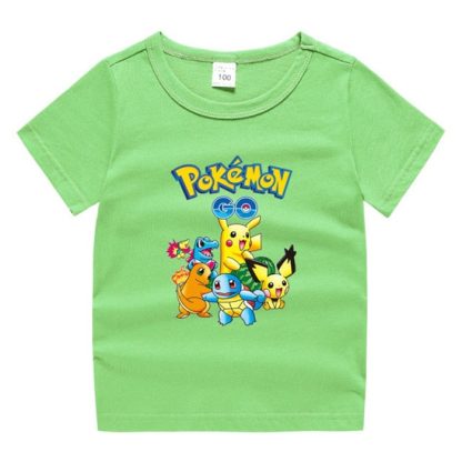 Pokemon Baumwolle T-Shirt für Kinder - viele Motive und Farben – Bild 15