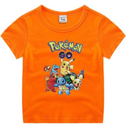 Pokemon Baumwolle T-Shirt für Kinder - viele Motive und Farben – Bild 16