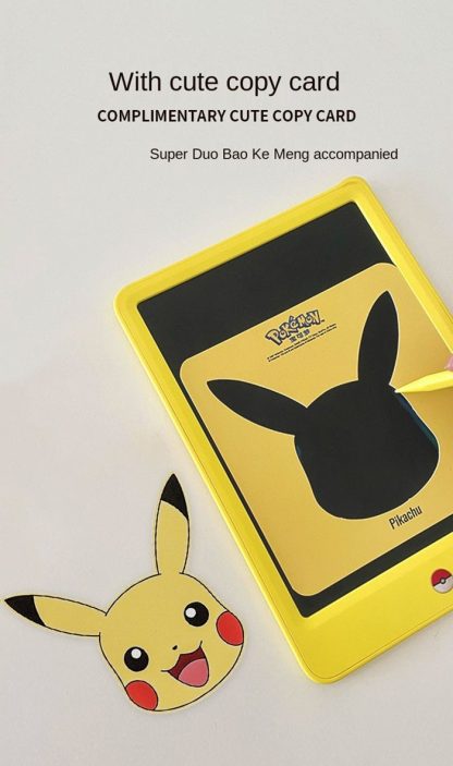 Pokemon Schreibtafel im Pikachu Design mit Pokemon Abpaustafeln – Bild 5