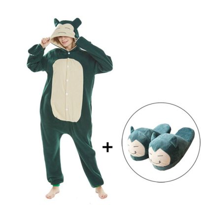 Relaxo / Snorlax Onesie Kuschel Pokemon Schlafanzug