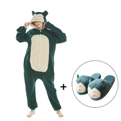 Relaxo / Snorlax Onesie Kuschel Pokemon Schlafanzug – Bild 2