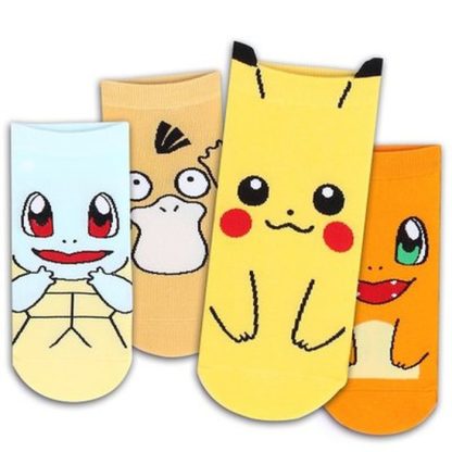 Süße Pokemon Socken (Pikachu, Charmander, Enton oderSchiggy) – Bild 4