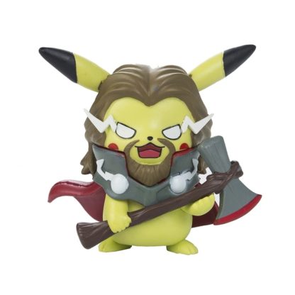 Pokemon Figuren - Pikachu Cosplay als Captain America Iron Man Hulk Thanos Ant Man Thor (ca. 10cm) – Bild 3
