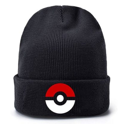 Pokeball Winter / Herbst Beanie Mütze – Bild 3