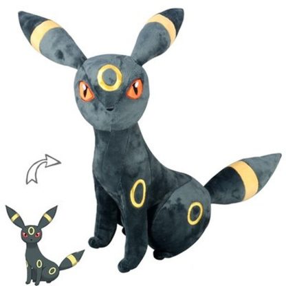 Nachtara Umbreon Plüsch Pokemon (ca. 30cm) – Bild 4
