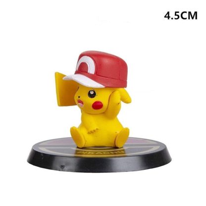6er Set Pokemon Figuren: Pikachu, Glurak, Turtok, Mewtwo und Bisaflor – Bild 4