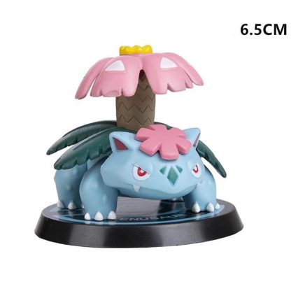 6er Set Pokemon Figuren: Pikachu, Glurak, Turtok, Mewtwo und Bisaflor – Bild 5