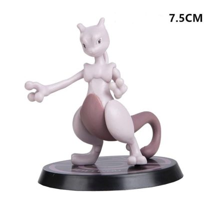 6er Set Pokemon Figuren: Pikachu, Glurak, Turtok, Mewtwo und Bisaflor – Bild 6